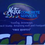 Metex concrete services logo