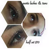 Exotic tans & lashes  logo
