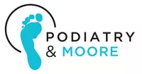 Podiatry and Moore logo
