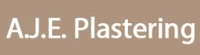 A.J.E Plastering logo