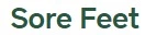 Sore Feet logo